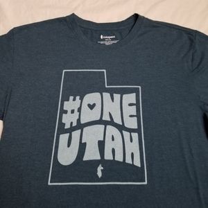 Cotopaxi One Utah T Shirt Blue Logo Men's Size XXL